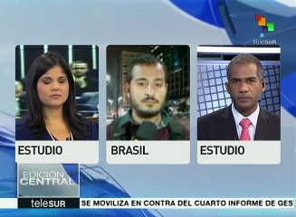 Tensión en Sao Paulo por presencia policial durante manifestación