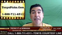 Nebraska Cornhuskers vs. Fresno St Bulldogs Free Pick Prediction NCAA College Football Odds Preview 9-3-2016