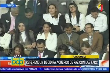 Colombia decidirá sobre acuerdo de paz con las FARC en un referéndum