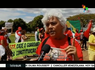 Las mujeres brasileñas condenan consumación del golpe contra Rousseff