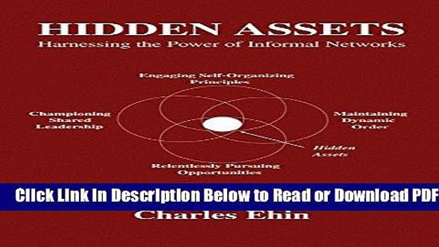 [Get] Hidden Assets: Harnessing the Power of Informal Networks Popular New