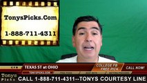 Ohio Bobcats vs. Texas St Bobcats Free Pick Prediction NCAA College Football Odds Preview 9/3/2016