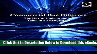[Reads] Commercial Due Diligence: The Key to Understanding Value in an Acquisition Free Books