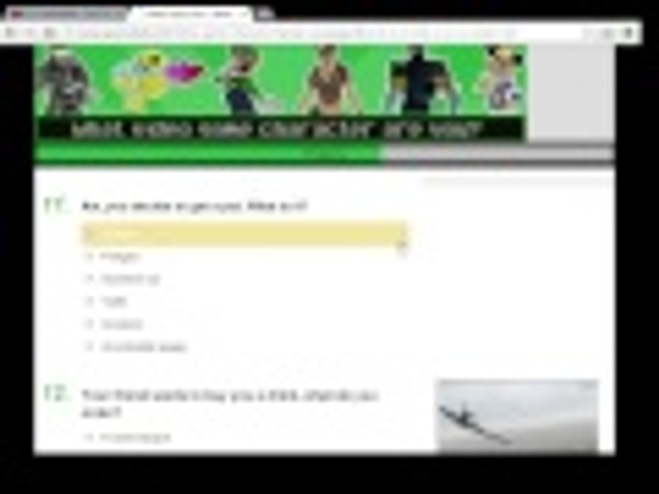 i do a quiz on the internet