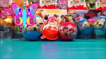 La patrulla canina y huevo sorpresa kinder Joy en español 2016 2 bolas con juguetes sorpresa toy