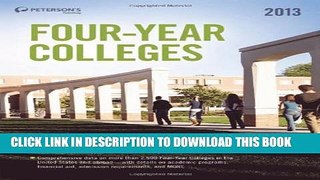New Book Four-Year Colleges 2013 (Peterson s Four-Year Colleges)