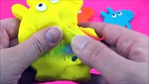 Learn Colors PEPPA PIG! Play doh Kids Toys Surprises, Learn Nick Jr, Kids Peppa Animal Fun Toy Video