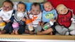 Reborn Baby Dolls FEEDING 5 BABIES BABY FOOD! Real Life Baby Doll Eat Drink Milk Newborn Baby Doll!