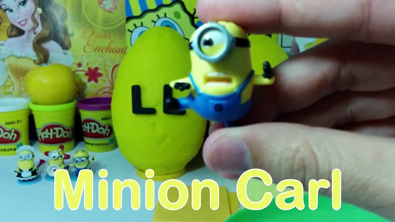 Learn The Color Yellow with Jumbo Surprise Eggs Play-Doh - Video for Baby, Kids, Preschool