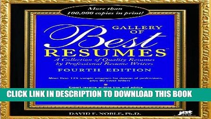 Collection Book Gallery of Best Resumes: A Collection of Quality Resumes by Professional Resume