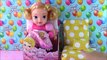 Disney Princess Baby Doll Aurora Birthday Surprise TOYS! MLP PEZ Barbie Bag! Magic Towel