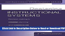 [Get] Designing Instructional Systems: Decision Making in Course Planning and Curriculum Design