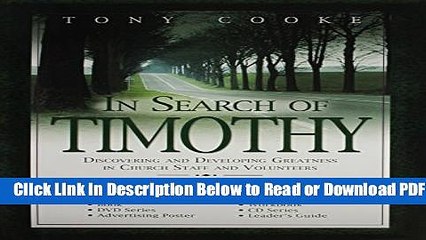 [Get] In Search of Timothy (Complete Leadership Training Course) Popular New