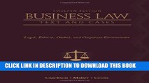 Collection Book Business Law: Text and Cases: Legal, Ethical, Global, and Corporate Environment