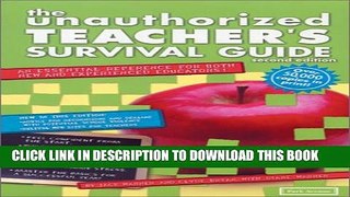 New Book Unauthorized Teacher Survival Guide
