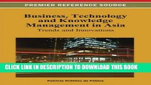 [PDF] Business, Technology, and Knowledge Management in Asia: Trends and Innovations Full Online