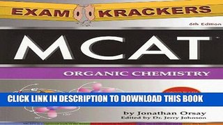Collection Book ExamKrackers MCAT Organic Chemistry