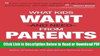 [Get] What Kids Want and Need From Parents Popular New