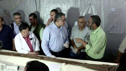 Metal encontrado em barco do Egito faraônico