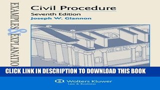 Collection Book Civil Procedure, 7th Edition (Examples   Explanations)