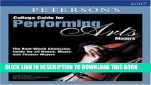 Collection Book College Guide for Performing Arts Majors 2007 (Peterson s College Guide for