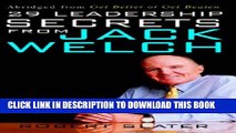 [PDF] 29 Leadership Secrets From Jack Welch Popular Colection