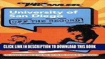 New Book University of San Diego: Off the Record (College Prowler) (College Prowler: University of
