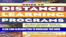 Collection Book Peterson s Guide to Distance Learning Programs 2001 (Peterson s Guide to Distance