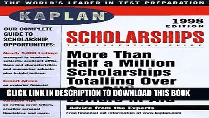 New Book Kaplan Scholarships 1998