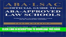 Collection Book ABA LSAC Official Guide to ABA-Approved Law Schools, 2003