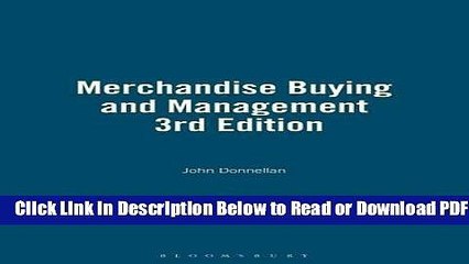 [Get] Merchandise Buying and Management (3rd Edition) Popular Online
