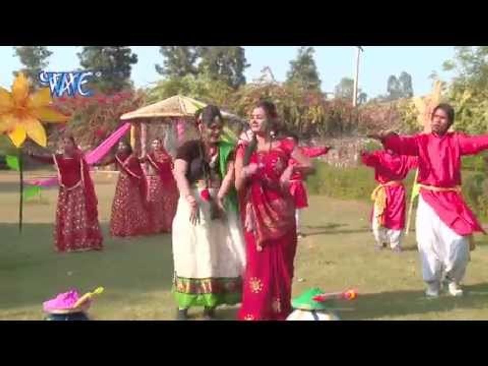 लाल रंग भौजी - Bhojpuri Hit Holi Song | Rang Barse Bhige Chunarwali | Anu Dubey | Holi  Song