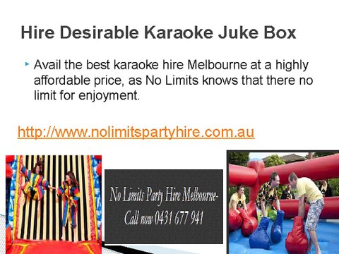 No Limits Party & Events Hire Melbourne