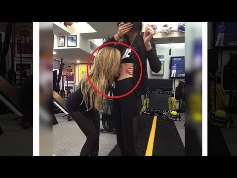 Khloe Kardashian Licking Kendall Jenner's Abs - FULL VIDEO
