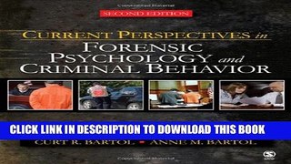 Collection Book Current Perspectives in Forensic Psychology and Cr
