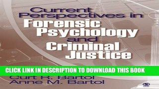 Collection Book Current Perspectives in Forensic Psychology and Cr