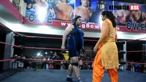 (Part-2) Indian woman knocked down a pro wrestler LIKE A BOSS