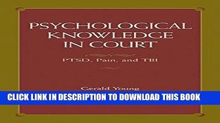 Collection Book Psychological Knowledge in Court: PTSD, Pain, and TBI