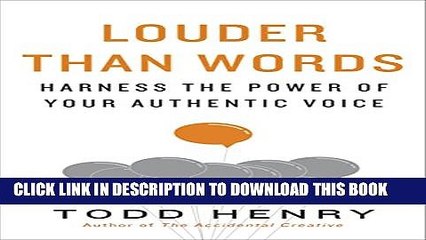 Collection Book Louder than Words: Harness the Power of Your Authentic Voice