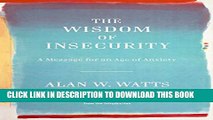 Collection Book The Wisdom of Insecurity