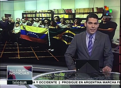 Movimientos sociales en Brasil expresan su solidaridad con Venezuela