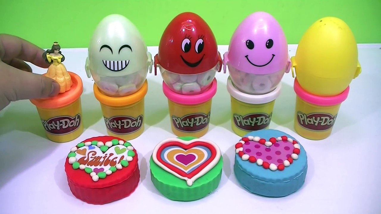 Play Doh Frozen - Kinder Surprise Eggs Peppa Pig español toys vs Cars toys Funny video for kids
