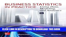 [PDF] Business Statistics in Practice: Using Data, Modeling, and Analytics Full Online