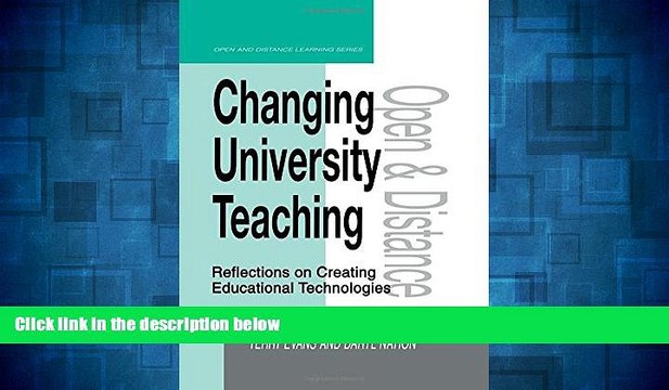 Must Have Changing University Teaching: Reflections on Creating Educational Technologies (Open