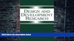Big Deals  Design and Development Research: Methods, Strategies, and Issues  Best Seller Books