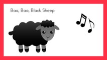 Baa, Baa, Black Sheep preschool song nursery rhyme | ABC song