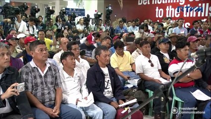 Duterte full speech to OFWs repatriated  from Saudi