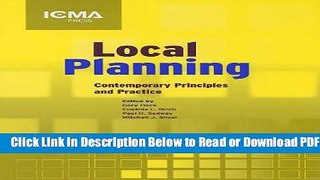 [PDF] Local Planning: Contemporary Principles and Practice Popular New