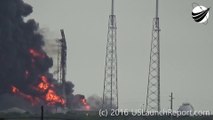 Explosion d'une fusée Space X avec le satellite Facebook Internet.org