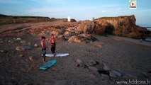 Saint-Pierre Quiberon: Shark Surf session HDdrone - TV Quiberon 24/7